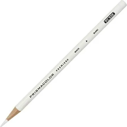 Prismacolor Premier Soft Core Colored Pencil — White (12-Pack)