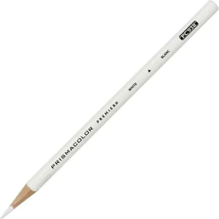 Prismacolor Premier Soft Core Colored Pencil — White (12-Pack)