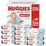 Huggies Natural Care Sensitive Baby Wipes, Unscented, Hypoallergenic, 99% Purified Water, 12 Flip-Top Packs (768 Wipes Total), Packaging May Vary - Image 4