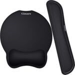 Gimars Memory Foam Keyboard Wrist Rest & Mouse Pad Set