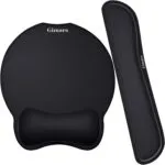 Gimars Memory Foam Keyboard Wrist Rest & Mouse Pad Set