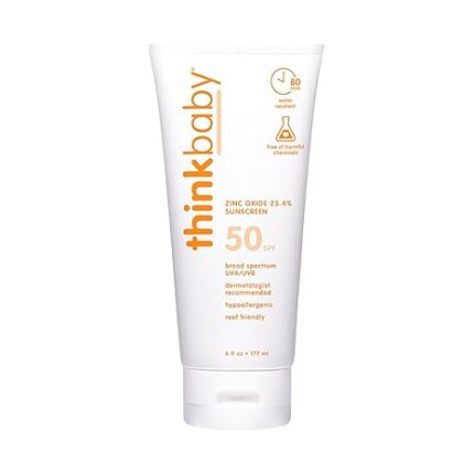 Thinkbaby Safe Sunscreen SPF 50+ (6 oz)