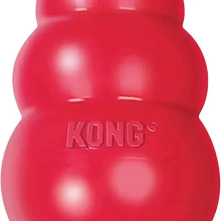KONG Classic Stuffable Dog Toy – Durable Natural Rubber Chew & Fetch Toy