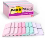 Post-it 100% Recycled Super Sticky Notes (Wanderlust, 5 Pads)