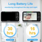 HelloBaby 5″ Video Baby Monitor (Pan-Tilt-Zoom, No WiFi)