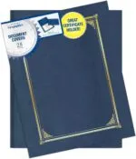 Geographics Classic Linen Document Covers (Navy, 25-Pack)