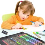 Sunnyglade 185-Piece Double-Sided Trifold Easel Art Set - Image 2