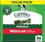 Greenies Original Regular Dental Dog Treats (36 ct)