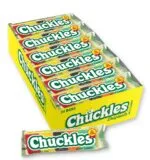 Wonka Chuckles Original Jelly Candy (2 oz Bars, Pack of 24)