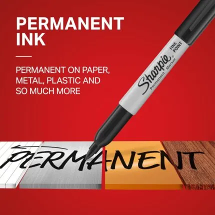 Sharpie Permanent Markers Variety Pack (6 ct, Black)