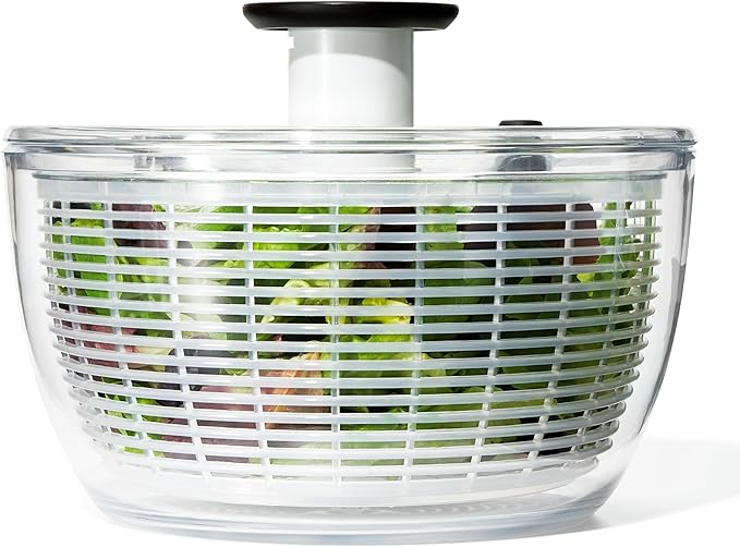 818Y0pTgRrL._AC_SX679_ OXO Good Grips Salad Spinner (Large, 6.22 Qt) - Image 1