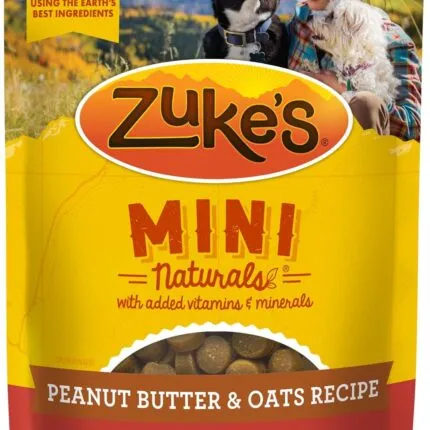 Zuke’s Mini Naturals Dog Training Treats (Peanut Butter, 16 oz)