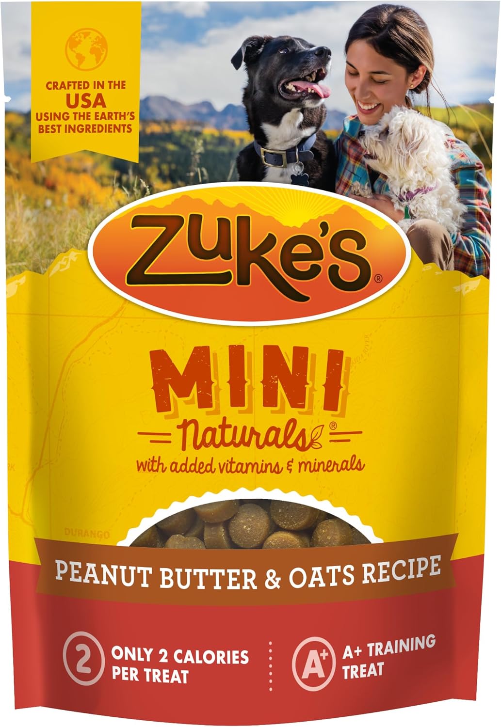 81L1ui4q8sL._AC_SL1500_ Zuke's Mini Naturals Dog Training Treats (Peanut Butter, 16 oz) - Image 1