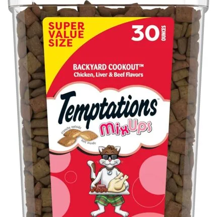 Temptations MixUps Cat Treats – Backyard Cookout, Crunchy & Soft