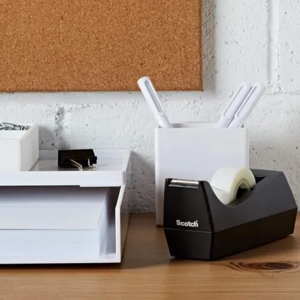 Scotch Classic Desktop Tape Dispenser C-38 (Black)