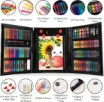 VigorFun 240-Piece Art Set with Trifold Easel