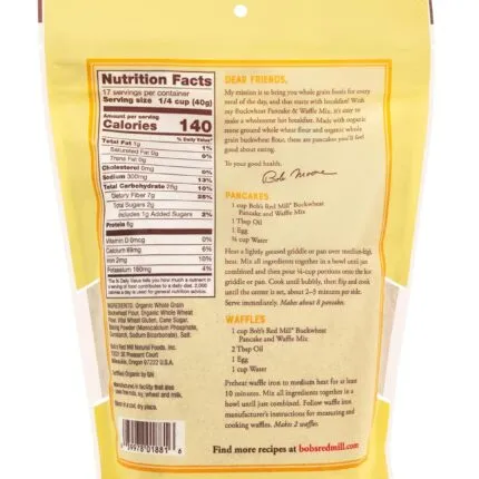 Bob’s Red Mill Buckwheat Pancake & Waffle Mix (24 oz)