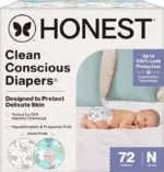 The Honest Company Clean Conscious Diapers (Newborn, 72 ct)