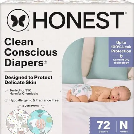 The Honest Company Clean Conscious Diapers (Newborn, 72 ct)