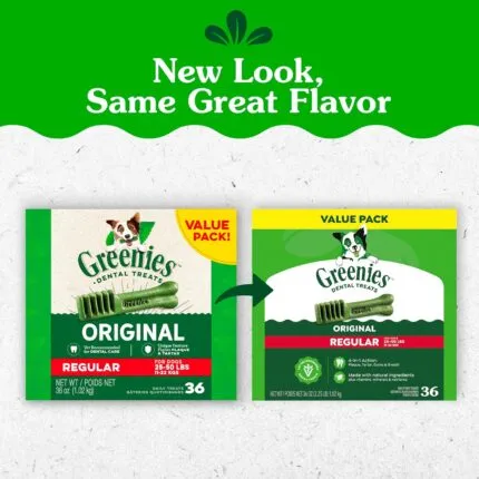 Greenies Original Regular Dental Dog Treats (36 ct)