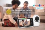 HelloBaby 5" Video Baby Monitor (Pan-Tilt-Zoom, No WiFi) - Image 2