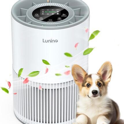 LUNINO H13 True HEPA Air Purifier for Home Large Room up to 1200 sq ft with Fragrance Function, Air Quality Sensor, Sleep Mode