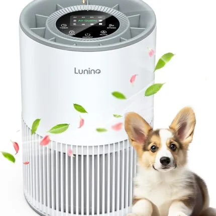 LUNINO H13 True HEPA Air Purifier for Home Large Room up to 1200 sq ft with Fragrance Function, Air Quality Sensor, Sleep Mode