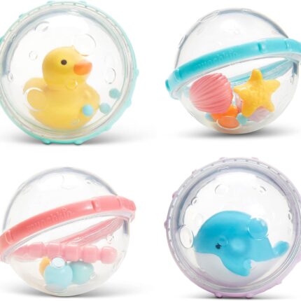 Munchkin Float & Play Bubbles Bath Toy (4 Pack)