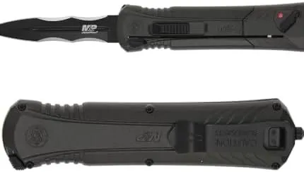 Smith & Wesson M&P MPOTF10 Tactical Knife (3.5" Serrated Spear Point, Gray/Black) - view 2