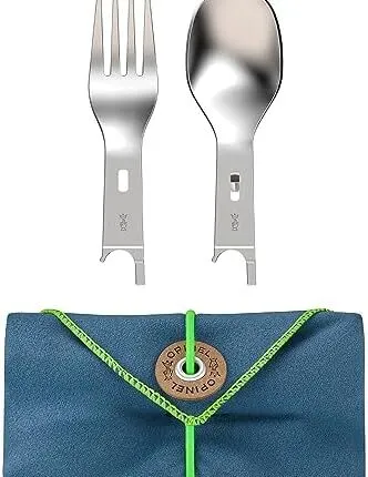 Opinel Picnic+ Cutlery Insert Set (Fork & Spoon) for No. 8 Folding Knives - view 2