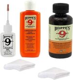 Hoppe's No. 9 Oil Combo Pack (Solvent, Lubricating Oil, Oiler & Patches) - Image 2