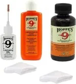 Hoppe's No. 9 Oil Combo Pack (Solvent, Lubricating Oil, Oiler & Patches) - view 2