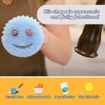 Scrub Daddy Sponges Set - Variety Colors, Scratch-Free Dish Sponge (8 Count) - Image 3