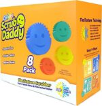 Scrub Daddy Sponges Set - Variety Colors, Scratch-Free Dish Sponge (8 Count) - Image 2
