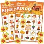 OHOME Thanksgiving Bingo Game - 24 Players (Kids & Family Party Activity) - view 2
