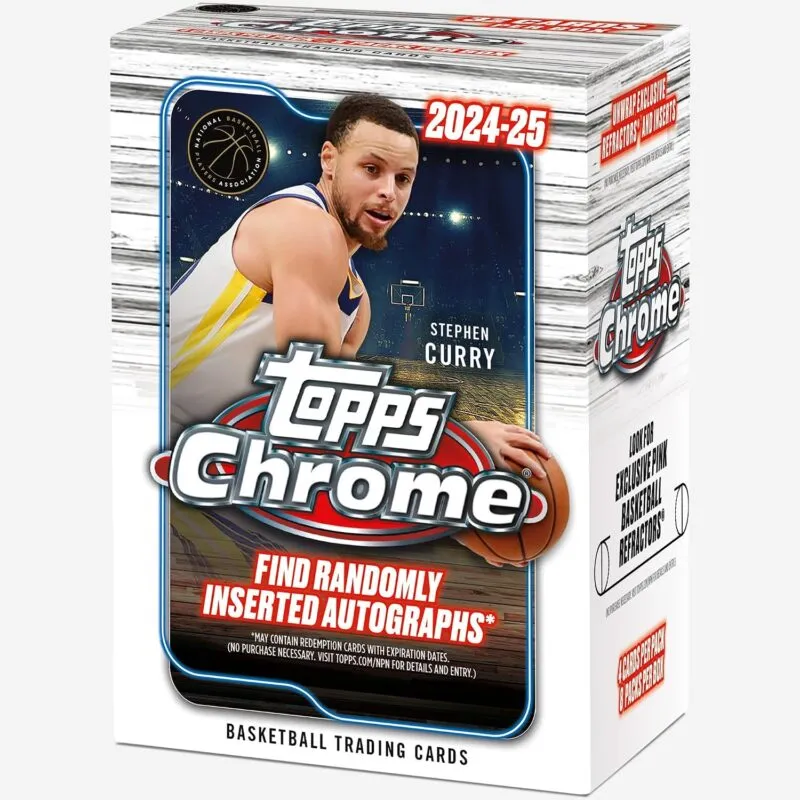 2024-25 Topps Chrome Basketball Factory Sealed Value Box