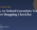 Back to school essentials 2026 shopping checklist featured image