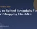 Back to school essentials 2026 shopping checklist featured image