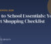 Back to school essentials 2026 shopping checklist featured image